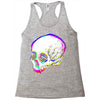 skull glitch Racerback Tank