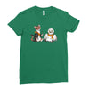 the owl and the weasel Ladies Fitted T-Shirt