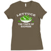 lettuce, the taste of sadness Ladies Fitted T-Shirt