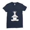 Yoga with Goat Ladies Fitted T-Shirt
