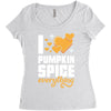 I Love Pumpkin Spice Everything Women's Triblend Scoop T-shirt