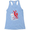 skull &amp; flames Racerback Tank