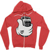 mickey beer Zipper Hoodie