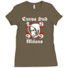 curva sud milano Ladies Fitted T-Shirt