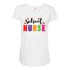 School Nurse Maternity Scoop Neck T-shirt