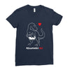 pregnant rex Ladies Fitted T-Shirt