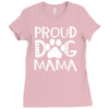 proud dog mama Ladies Fitted T-Shirt