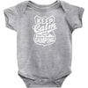 Keep Calm and Go Camping Baby Onesie