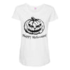 happy halloween Maternity Scoop Neck T-shirt