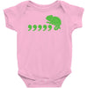comma chameleon Baby Onesie