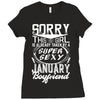 This Girl Is Taken By A Super Sexy January Boyfriend Ladies Fitted T-Shirt