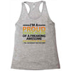 i'm a proud father in law Racerback Tank