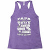 papa super saiyan vegeta Racerback Tank
