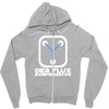 fluxkompensator  funny Zipper Hoodie