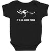 cricket it's an aussie thing Baby Bodysuit