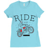 ride and fly high Ladies Fitted T-Shirt