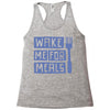 wake me for meals Racerback Tank