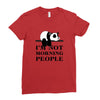 im Not Morning People Ladies Fitted T-Shirt