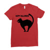 happy halloween Ladies Fitted T-Shirt
