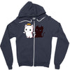 purr evil 2 Zipper Hoodie