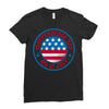 usa fourth of july Ladies Fitted T-Shirt