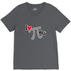 i heart pi day V-Neck Tee
