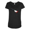 stabbed Maternity Scoop Neck T-shirt