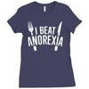 i beat anorexia Ladies Fitted T-Shirt