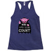 every second counts Racerback Tank