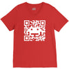 space alien qr code V-Neck Tee