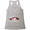 December Peeking Out Baby Girl in Spanish Racerback Tank