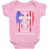 stand for the flag kneel for the cross Baby Bodysuit