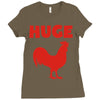 huge cock Ladies Fitted T-Shirt