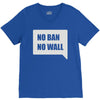 no ban no wall V-Neck Tee