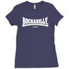 rockabilly logo Ladies Fitted T-Shirt