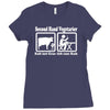second hand vegetarier Ladies Fitted T-Shirt