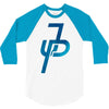 jake paul blue 3/4 Sleeve Shirt