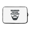mens bearded Laptop sleeve