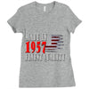 made in 1957 finest quality Ladies Fitted T-Shirt
