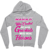 Mamaw Was Created Because Need Real Heroes Zipper Hoodie