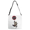 mouth the merc (x force version) Adjustable Strap Totes