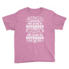Real Kings Are Born On November 14 Youth Tee