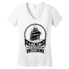 Sailor Life Is Adventure Dare It Women's V-Neck T-Shirt