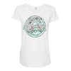 angry bulldog Maternity Scoop Neck T-shirt