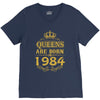 queens are born in 1984 V-Neck Tee