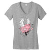 hell yeah piggy Women's V-Neck T-Shirt