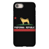 colifornia republic parody pugfornia republic iPhone 8 Case