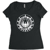 battlestar galactica distressed badge Women's Triblend Scoop T-shirt