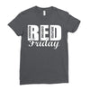 red friday Ladies Fitted T-Shirt