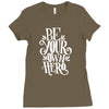 be your own hero Ladies Fitted T-Shirt